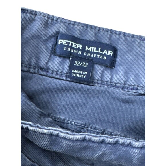 Peter Millar Crown Crafted Navy Pants 32x32 Tailored Golf Sportswear Casual - Picture 6 of 9